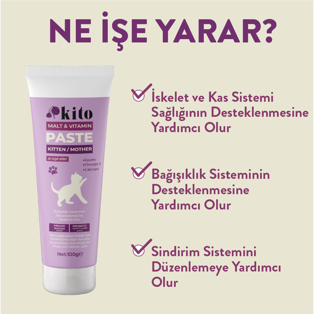Yavru Kediler İçin Malt Macunu
