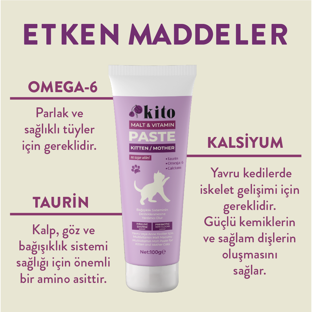 Yavru Kediler İçin Malt Macunu