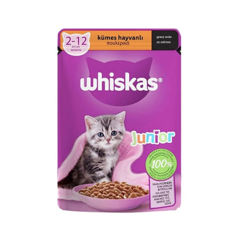 Whiskas Pouch Kümes Hayvanlı Yavru Kedi Konservesi 85 GR TEKLI  | SRC: Barcode: 5900951301964
