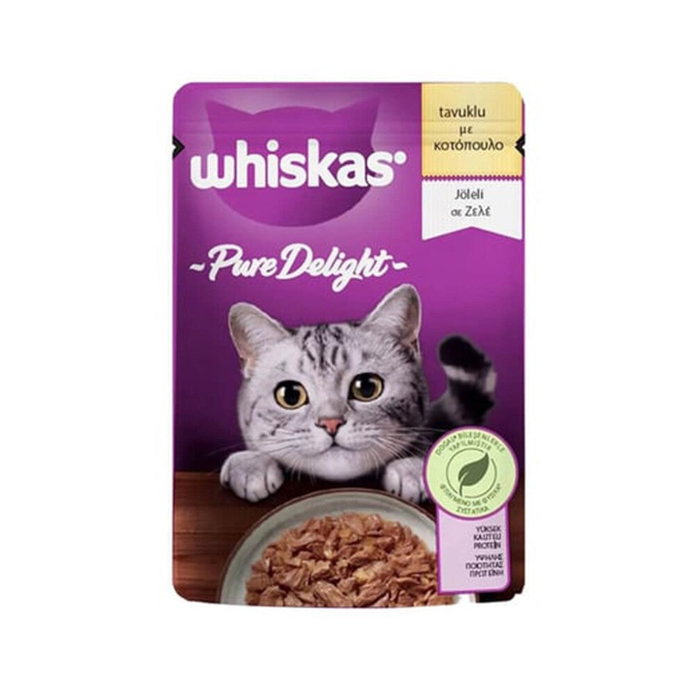 Whiskas Pure Delight Pouch Güveç Tavuklu Yetişkin Kedi Konservesi 85 GR  | SRC: Barcode: 5900951306105