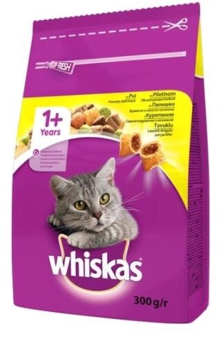 Whiskas Tavuklu Yetişkin Kedi Maması 300 GR  | SRC: Barcode: 5998749144220
