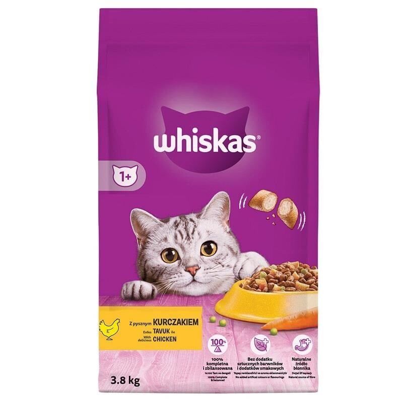 Whiskas Tavuklu Yetişkin Kedi Maması 3.8 KG  | SRC: Barcode: 5998749130223
