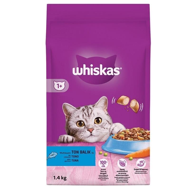 Whiskas Ton Balıklı Sebzeli Yetişkin Kedi Maması 1.4 KG  | SRC: Barcode: 5900951304385