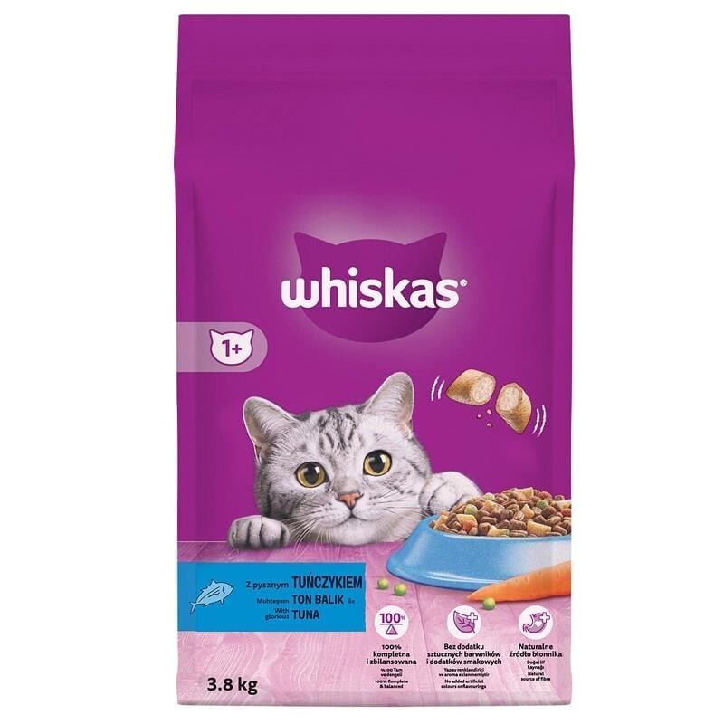 Whiskas Ton Balıklı Sebzeli Yetişkin Kedi Maması 3.8 KG  | SRC: Barcode: 5900951304316